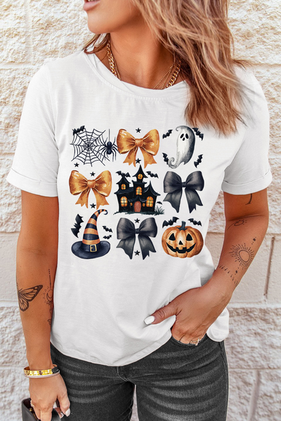 Criss Corss Halloween Pattern T-Shirt