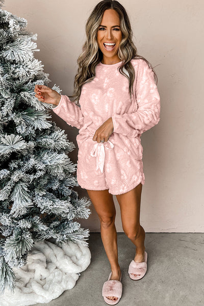 Cozy Cheetah Fleece Pajama Set