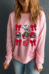 Pink Bowknot Sweatshirt