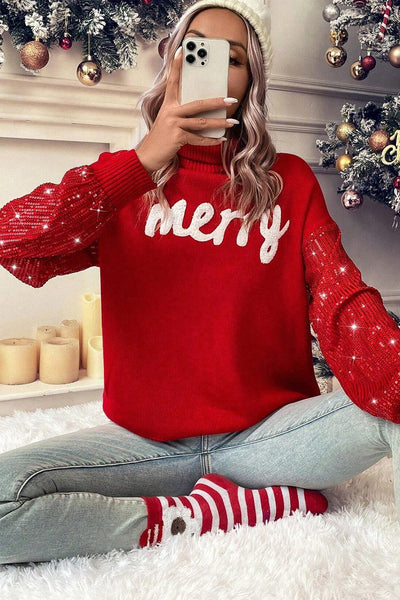 Red "Merry" Cristmas Sweater