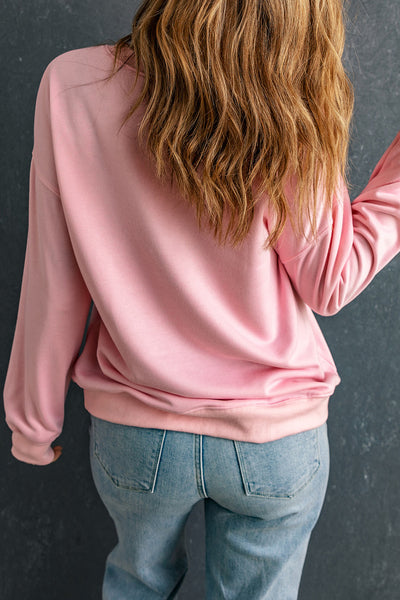 Pink Bowknot Sweatshirt