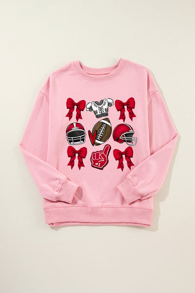 Pink Bowknot Sweatshirt