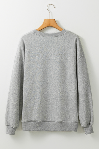 Gray "Coffee Date Ghost" Sweatshirt