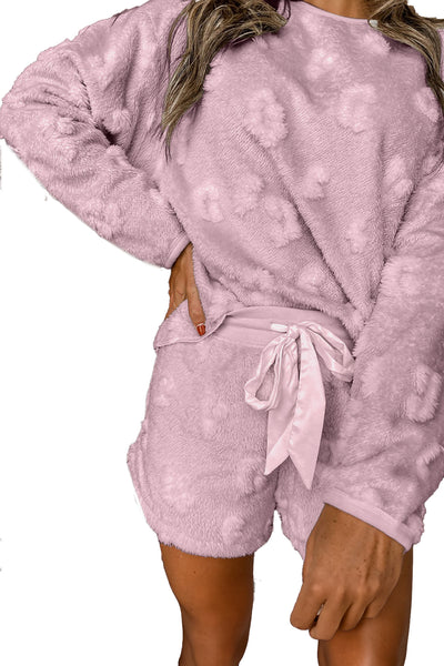 Cozy Cheetah Fleece Pajama Set