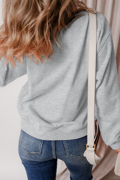 Gray "Coffee Date Ghost" Sweatshirt