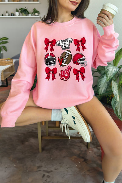 Pink Bowknot Sweatshirt