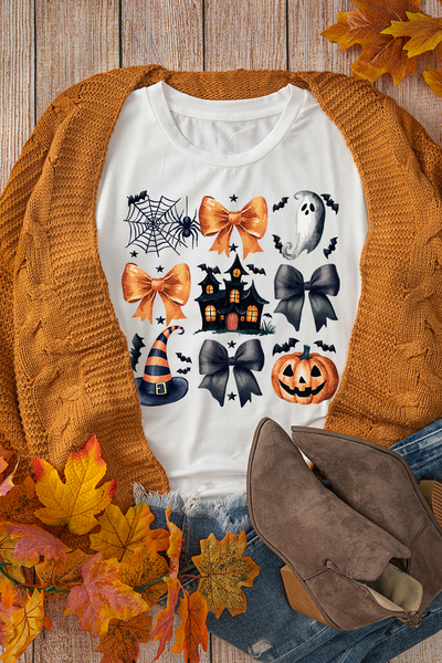 Criss Corss Halloween Pattern T-Shirt