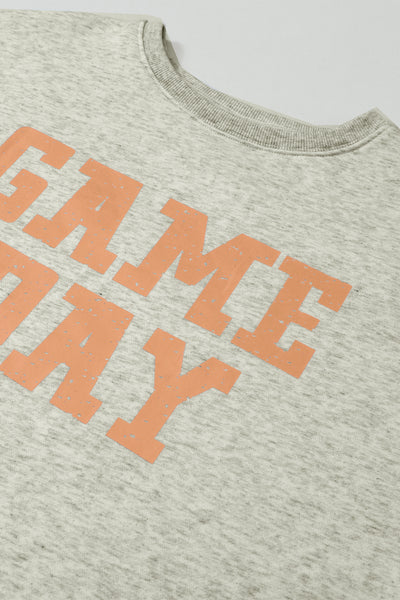 "Game Day" Lettering Sweatshirt