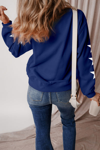 Navy Blue "GAME DAY" Pullover Sweatshirt