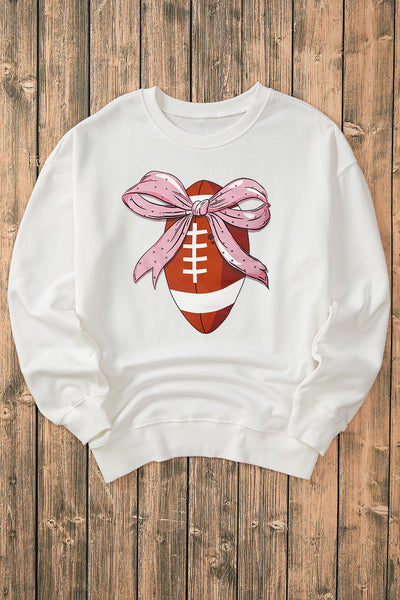 Football with Bow Sweatshirt