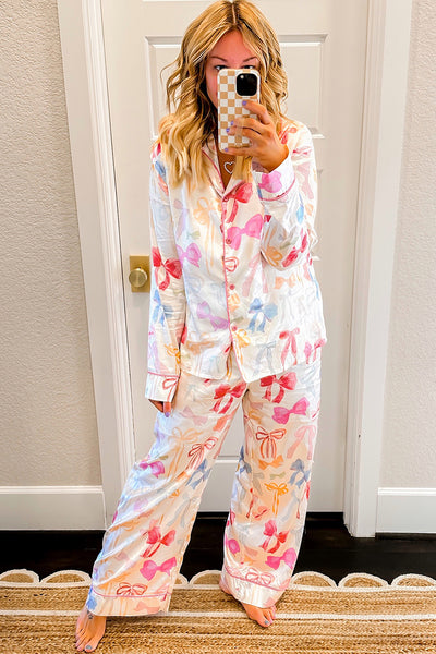 Cozy Love Bow Pajama Set