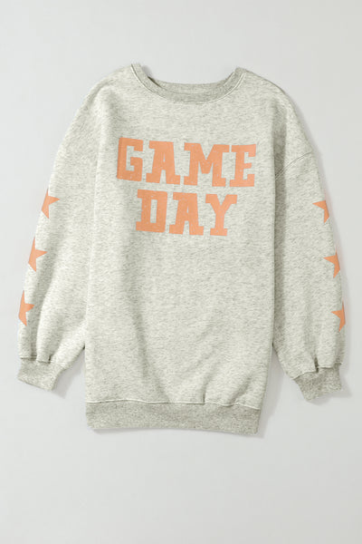 "Game Day" Lettering Sweatshirt